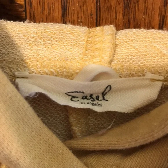 EASEL Tie Dye Cotton Blend Hoodie - Picture 3 of 5